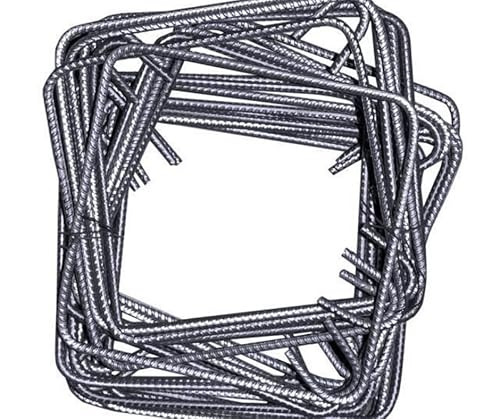 12x21 cm D-6 mm Geschlossener Bügel 10er Pack Bewehrungsstahl Mehrwinkelbügel Baustahl Ø6 mm Betonstahl von Generisch