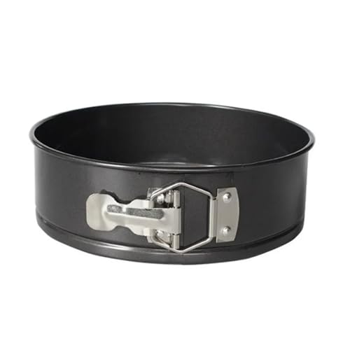 18/20/22/24/26/28 CM Pfanne Kohlenstoffstahl Backform Backformen Antihaft-Springform Runde Kuchenbackform Kuchenwerkzeug Küchenhelfer(28 CM) von Generisch