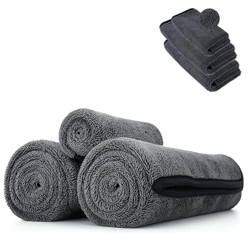 2+1 Pcs MagicDry Twist - Weben Mikrofaser Auto Handtuch-Streak-frei, Ultra-Absorbierend, Kratzsicher,KYD's Choice MagicDry Towel 2+1 Pcs MagicDry Twist - Weben Mikrofaser Auto Handtuch-Streak-frei, Ultra-Absorbierend, Kratzsicher,KYD's Choice MagicDry Towel von Generisch