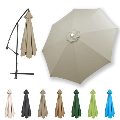 2,7m/3,0m/3,5m/4,0m Sonnenschirm Ersatzbezug 6 Streben/8 Streben, Sonnenschirm Stoff UV Schutz 50 Windfest Strand Terrasse Garten Sonnenschirm Ersatzteile(BB) von Generisch