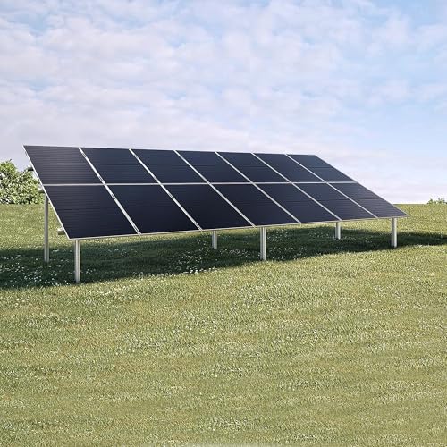 2- Reihe Photovoltaik PV Freiland Unterkonstruktion Montagesystem Freilandanlage, 6 bis 14 Solarmodule, MAGNELIS (14 Solarmodule 0% Mwst.) von Generisch