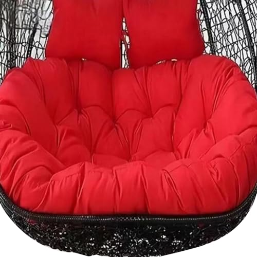 2-Sitzer-Hängesessel-Kissen für den Außenbereich, Hängesessel-Kissen für 2 Personen, Doppel-Hängesessel-Kissen für Korbstühle, Ersatzkissen für Hängesessel (nur Kissen (Größe: 130 2-Sitzer-Hängesessel-Kissen für den Außenbereich, Hängesessel-Kissen für 2 Personen, Doppel-Hängesessel-Kissen für Korbstühle, Ersatzkissen für Hängesessel (nur Kissen (Größe: 130 von Generisch