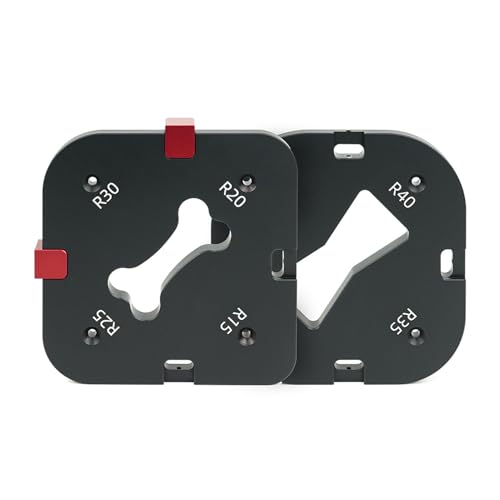 2 Stück Eckradius-frässchablone, Router Jig Radius Schablone, Eckradius-Fräsbit-Vorlage, Fräser-Vorlagen Für Abgerundete Ecken Zum Erstellen Von Bilderrahmen Und Zum Schleifen Von Holzecken 2 Stück Eckradius-frässchablone, Router Jig Radius Schablone, Eckradius-Fräsbit-Vorlage, Fräser-Vorlagen Für Abgerundete Ecken Zum Erstellen Von Bilderrahmen Und Zum Schleifen Von Holzecken von Generisch