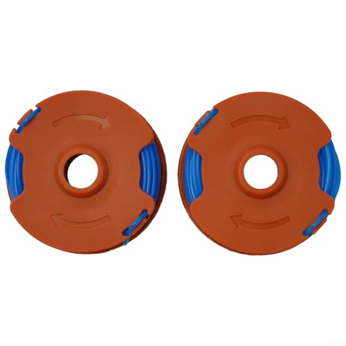 2 Stück Rasentrimmer-Spule für Rasentrimmer Rasentrimmer Ersatz, automatische Schnurzufuhr-Spulen kompatibel mit MGT35025 & MGT45028 & MGT60030 von Generisch