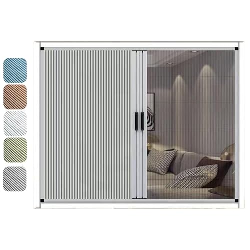 2-in-1 Wabenrollos und Schiebefenster, erweiterbare Wärmedämmung und Verdunkelungsvorhänge mit weißem Aluminiumrahmen für Tag und Nacht, Gelb, 100 x 200 cm 2-in-1 Wabenrollos und Schiebefenster, erweiterbare Wärmedämmung und Verdunkelungsvorhänge mit weißem Aluminiumrahmen für Tag und Nacht, Gelb, 100 x 200 cm von Generisch