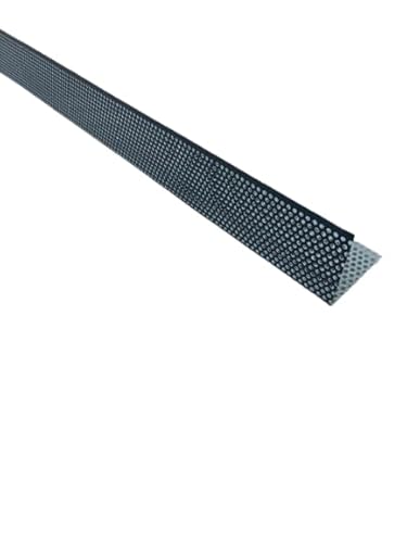 2 m Winkelblech 90 ° Lochblech Alu anthrazit RAL 7016 0,8 mm stark Kantblech (Zuschnitt 50 cm (25 x 25 cm)) von Generisch