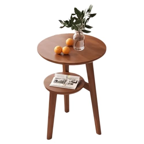 2-stöckiger Nachttisch mit rundem Design, platzsparende Lösung für Schlafzimmer, Wohnzimmer und Badezimmer 2-stöckiger Nachttisch mit rundem Design, platzsparende Lösung für Schlafzimmer, Wohnzimmer und Badezimmer von Generisch