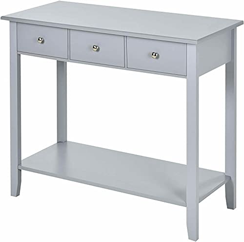 2-stöckiger Sofa-Konsolentisch mit Schubladen, stilvolles Aufbewahrungsregal für Wohnzimmer, modernes Design, platzsparende Möbel, vielseitiger Eingangstisch, Heimdekor-Lösung 2-stöckiger Sofa-Konsolentisch mit Schubladen, stilvolles Aufbewahrungsregal für Wohnzimmer, modernes Design, platzsparende Möbel, vielseitiger Eingangstisch, Heimdekor-Lösung von Generisch