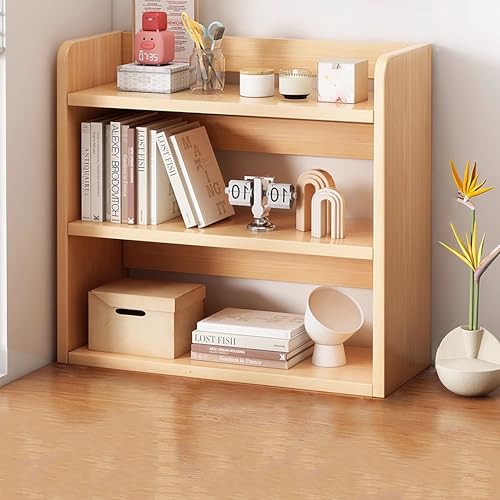 2-stöckiges Schreibtisch-Stallregal, platzsparender Organizer für Bücher, Bürobedarf und Dekoration, perfekt für Heimbüro und Schlafsäle von Generisch