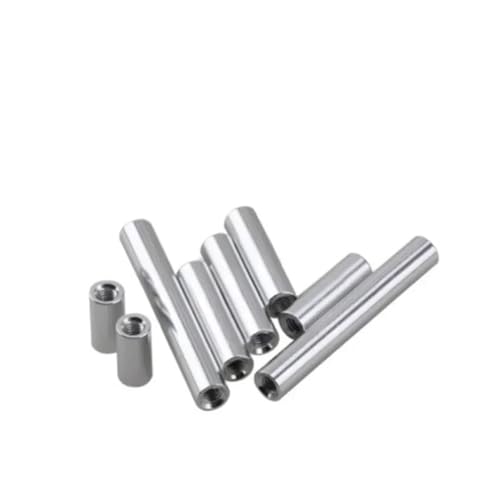 2 stücke-10 stücke/lot M2 M 2,5 M3 M4 M5 M6 M8 M10 * L Runde aluminium standoff spacer Stud verlängern lange mutter L = 6mm BIS 100m((L)85mm,M6 5PCS) von Generisch