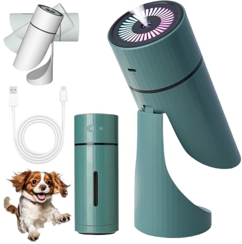 2.0 Hunde-Luftbefeuchter, Hunde-Luftbefeuchter mit flüsterleisem / 90° einstellbarem Nebel, 2025 verbesserter 2.0 Luftbefeuchter für zusammengeklappte Luftröhre, kleine Hunde, schafft eine sichere von Generisch