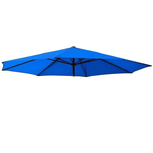 2.5 m 2.8 m 3.0 m Schirmbezug Ersatzbezug 6/8 Rippen, Abdeckung Ersatz für Terrassenschirme, Regenschirm Stoff Ersatzdach für Pool Strand, Wasserdichte Polyester-Stoffhülle(Königsblau,8 Streben 300cm) von Generisch