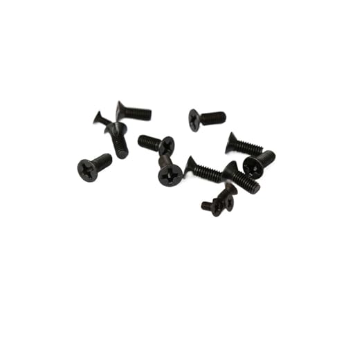 20-100Pcs M1 M2 M2.5 M3 M4 Schraube Elektronische Reparatur Schrauben Zubehör(Black,10MM_M1.6 100PCS) von Generisch