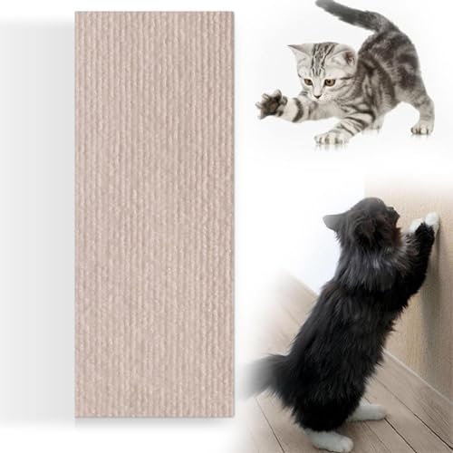 2024 Kratzmatte Katze Wand, Kratzschutz Sofa Katze, Katzen Kratzmatte, Kratzmatte Selbstklebend, Langlebig Selbstklebende Katzenkratzmatte-Schützt Teppiche, Sofas, Möbel (B, 30 * 100 cm) von Generisch