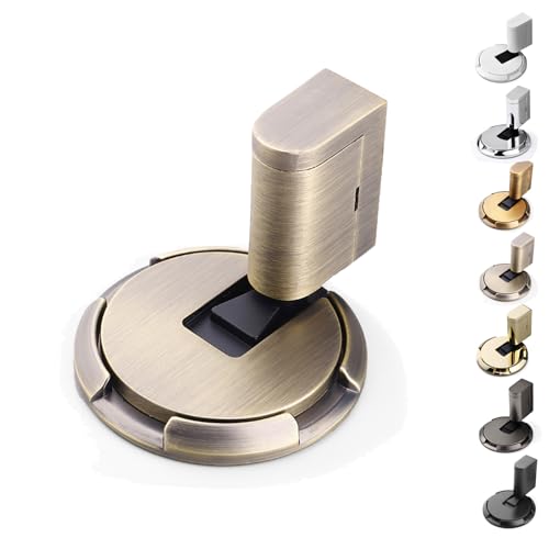 2025 New Door Wedge Stoppe, Pleasant Magnetic Door Stopper Wedge, 2025 Upgrade Doors Stopper, Punch Free Invisible Doors Stoppers, No-Drill Installation, for Office,Bedroom (Cyan) von Generisch