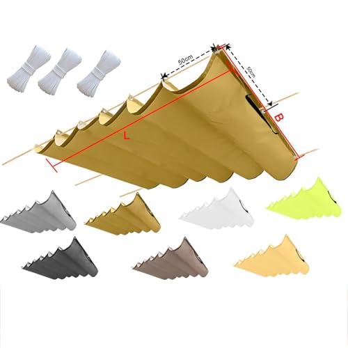 2025 Rechteckiges Sonnensegel, wasserdicht, Stoff, Sonnenschutznetz für Außenbereich, Terrasse, Pergola, Garten, Gewächshaus, Rasen, Beige, 2,5 x 15 m UV-Schutz 2025 Rechteckiges Sonnensegel, wasserdicht, Stoff, Sonnenschutznetz für Außenbereich, Terrasse, Pergola, Garten, Gewächshaus, Rasen, Beige, 2,5 x 15 m UV-Schutz von Generisch