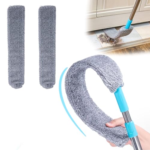2025 Upgraded Saker Plus Retractable Gap Dust Cleaning Artifact, Retractable Gap Dust Cleaner Flat Duster, for Bed High Ceilings Furniture Bottom Household Gap Duster (61in) von Generisch