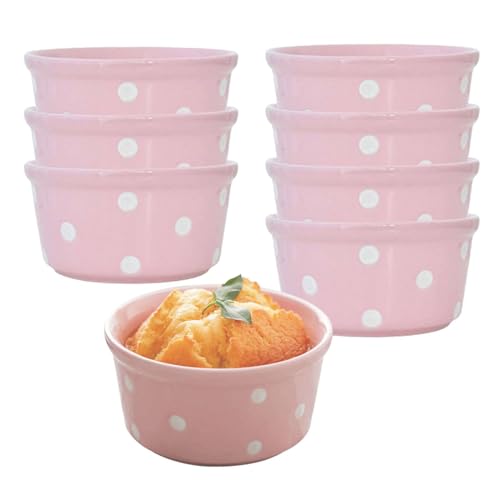230 ml ofenfeste Souffle-Schalen für Luftfritteuse, ideal zum Backen und Servieren von Desserts von Generisch