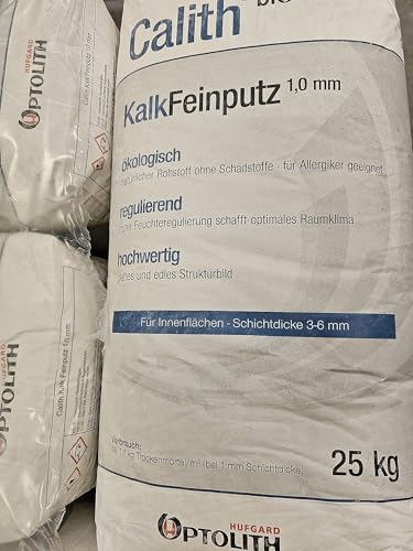 25 kg Calith® Kalkfeinputz Körnung 1,0 mm Kalkputz Putzmörtel von Generisch