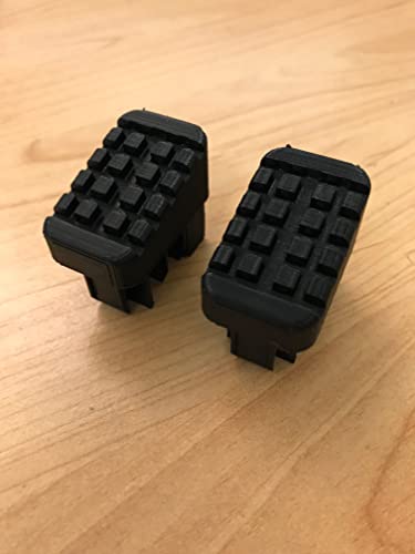 2X Passend für Hailo Innenschuh Haushaltsleiter 35x20mm Leiterschuh Leiterfuß von Generisch
