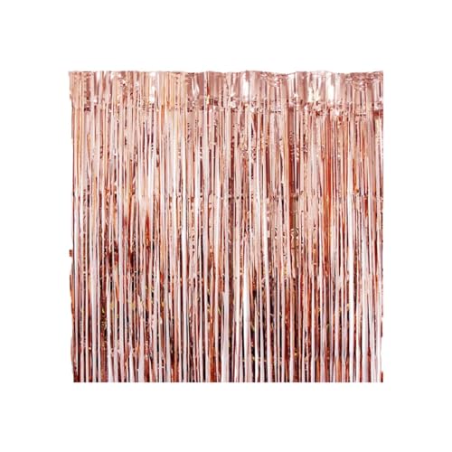 2er-Pack goldene Geburtstagsdekorationen, Folienvorhang, goldene Luftschlangen, Tanzparty-Dekorationen, Fotoautomaten-Requisiten für Dekorationen zu Weihnachten, Partydekorationen Für K (E, One Size) 2er-Pack goldene Geburtstagsdekorationen, Folienvorhang, goldene Luftschlangen, Tanzparty-Dekorationen, Fotoautomaten-Requisiten für Dekorationen zu Weihnachten, Partydekorationen Für K (E, One Size) von Generisch