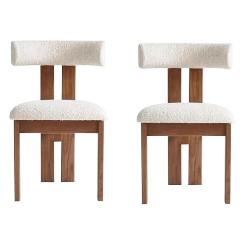 2er Set Ergonomische Kaschmir Esszimmerstühle Massivholz Küchenstühle mit Rückenlehne Armlose Esszimmerstühle für zartes Esserlebnis 2er Set Ergonomische Kaschmir Esszimmerstühle Massivholz Küchenstühle mit Rückenlehne Armlose Esszimmerstühle für zartes Esserlebnis von Generisch
