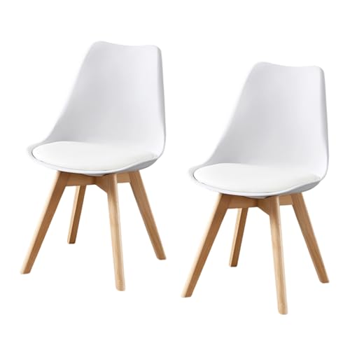 2er Set Esszimmerstühle, Polsterstuhl Lounge Sessel mit Massivholzbeinen, Einfache Montage, Stilvoll für Wohnzimmer, Esszimmer und Freizeiträume 2er Set Esszimmerstühle, Polsterstuhl Lounge Sessel mit Massivholzbeinen, Einfache Montage, Stilvoll für Wohnzimmer, Esszimmer und Freizeiträume von Generisch