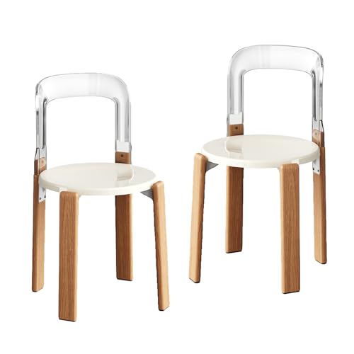 2er Set Esszimmerstühle Bauernhaus Küche Beistellstuhl mit gebogener Rückenlehne für bequemes Sitzen im Wohn-/Esszimmer, Küche oder Restaurant 2er Set Esszimmerstühle Bauernhaus Küche Beistellstuhl mit gebogener Rückenlehne für bequemes Sitzen im Wohn-/Esszimmer, Küche oder Restaurant von Generisch