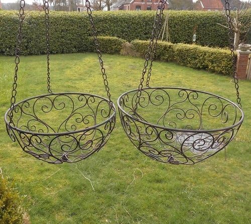 2er Set Garten AMPEL Schale BLUMENAMPEL ANTIK LANDHAUSSTIL GARTENDEKO Metall NEU 2er Set Garten AMPEL Schale BLUMENAMPEL ANTIK LANDHAUSSTIL GARTENDEKO Metall NEU von Generisch
