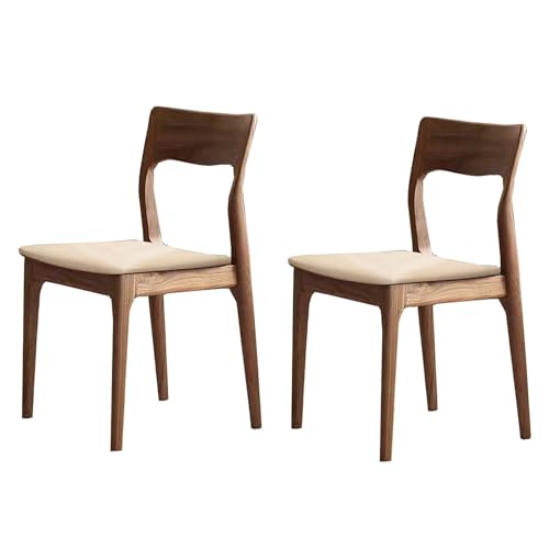 2er Set Mid-Century Moderne Esszimmerstühle mit gebogener Rückenlehne, nordischer Stil, armlose Küchenstühle für Küche, Esszimmer, Büro, elegantes weißes Design 2er Set Mid-Century Moderne Esszimmerstühle mit gebogener Rückenlehne, nordischer Stil, armlose Küchenstühle für Küche, Esszimmer, Büro, elegantes weißes Design von Generisch
