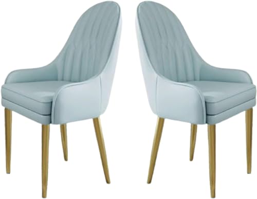 2er Set Moderne Esszimmerstühle aus Mikrofaser-Leder mit Metallbeinen, ergonomische Rückenlehne, stilvolle Polsterstühle für Küche, Esszimmer, Wohnzimmer, Schlafzimmer 2er Set Moderne Esszimmerstühle aus Mikrofaser-Leder mit Metallbeinen, ergonomische Rückenlehne, stilvolle Polsterstühle für Küche, Esszimmer, Wohnzimmer, Schlafzimmer von Generisch