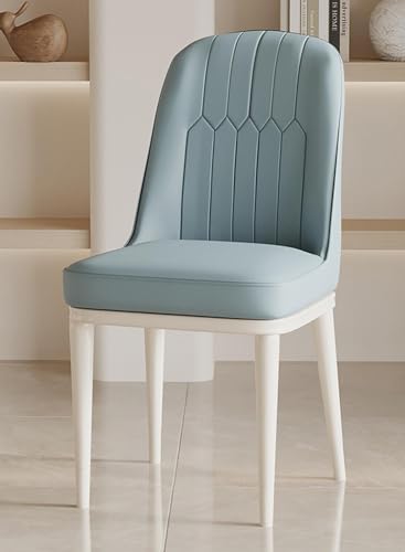 2er Set Moderne Kunstleder Esszimmerstühle mit dicker Polsterung und Metallbeinen, Stilvoller Küchenstuhl für Esszimmer, Wohnzimmer, Lounge oder Empfangsbereich von Generisch