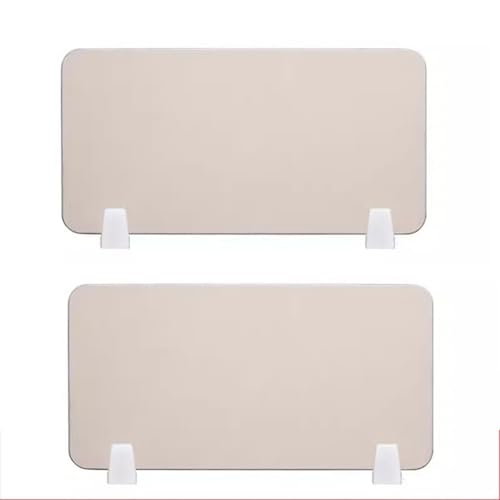 2er Set Schalldichte Tragbare Raumteiler mit Stützfüßen - Büro Raumteiler - Grau (30 x 120 cm) - Ideal für Zuhause und Arbeit Privatsphäre von Generisch