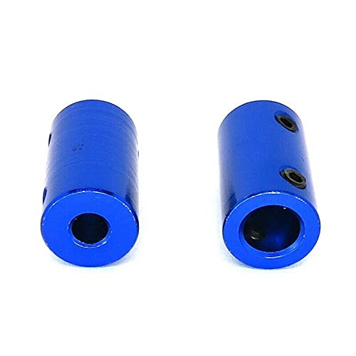 2x Starre Kupplungen für die Z-Achsen, blau metallic, 5mm/8mm, z. B. Sidewinder X1 / Ender 3 von Generisch