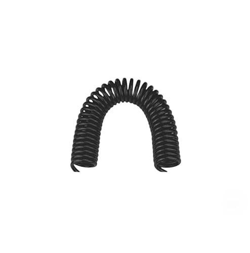 3/6/9/12/15 meter PU Luft Kompressor Schlauch Rohr Spirale Rohr Pneumatische Polyurethan 6 * 4mm 8 * 5 10 * 6,5 12 * 8mm Teleskop Frühling Werkzeug(12x8mm Black,3 Meters) von Generisch