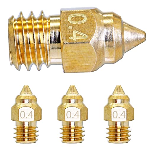 3 Stück 0,4mm Düsen passend für Creality Ender 3 S1, Cr 6 SE Nozzle von Sea 3D