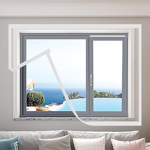 3 Stück Fliegengitter Fenster 130 x 150cm Mosquito Net Window Moskitonetz FliegennetzFenster Fensternetz Insektenschutz Geeignet Für Alle Fenster Kein Bohren Erforderlich 3 Stück Fliegengitter Fenster 130 x 150cm Mosquito Net Window Moskitonetz FliegennetzFenster Fensternetz Insektenschutz Geeignet Für Alle Fenster Kein Bohren Erforderlich von Generisch