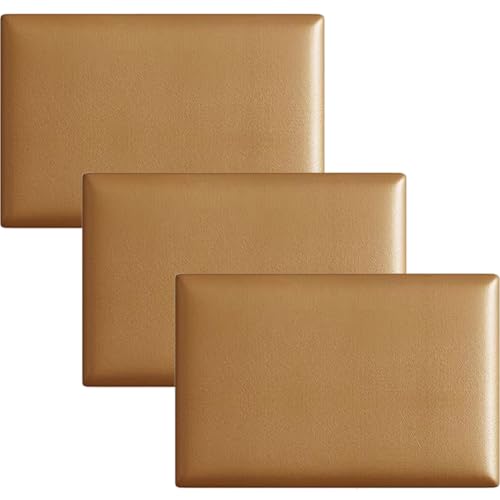3 Stück Kinder-Wandaufkleber, Anti-Kollisions-Wandaufkleber, 3D-weich gepolstert, selbstklebend, Kopfteil, Wandschutz, Metallic-Finish, 20 x 50 cm, sicher für Kinder 3 Stück Kinder-Wandaufkleber, Anti-Kollisions-Wandaufkleber, 3D-weich gepolstert, selbstklebend, Kopfteil, Wandschutz, Metallic-Finish, 20 x 50 cm, sicher für Kinder von Generisch