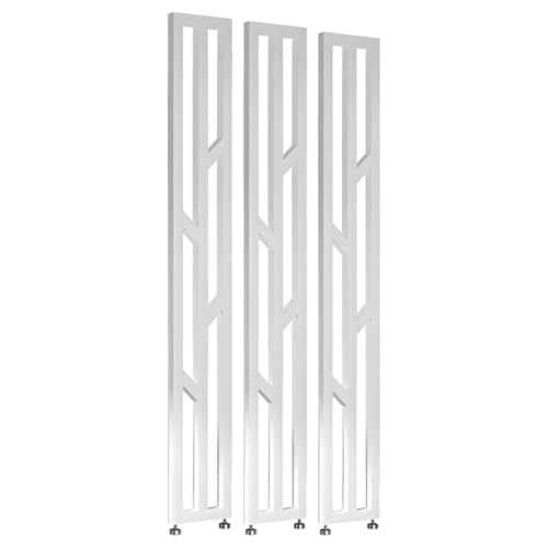 3 Stück verstellbare Raumteiler-Sichtschutzwände, Boden bis Decke, Metall-Wandtrennwände, vielseitige Raumtrennungszäune für Teehaus, Café, Zuhause und Büro von Generisch