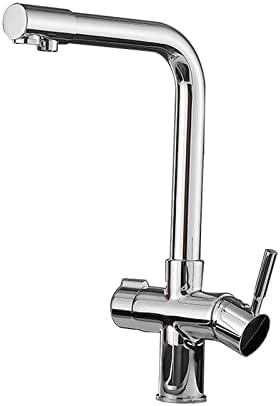 3 Wege Küchenarmatur mit 360° Drehbar Spültischarmatur 3 in 1 Wasserfilter Mischbatterie Stilvolles Schwarz & Chrom Design Perfekt für Moderne Küchen & Gefiltertes Trinkwasser 3 Wege Küchenarmatur mit 360° Drehbar Spültischarmatur 3 in 1 Wasserfilter Mischbatterie Stilvolles Schwarz & Chrom Design Perfekt für Moderne Küchen & Gefiltertes Trinkwasser von Generisch