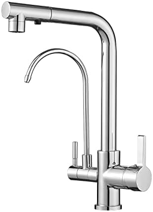3-Wege-Küchenarmatur mit Doppelgriffen, 3-in-1-Wasserfilter und Luftreiniger, Mischbatterie für Spüle, stilvolle Küchenspüle, einfache Installation 3-Wege-Küchenarmatur mit Doppelgriffen, 3-in-1-Wasserfilter und Luftreiniger, Mischbatterie für Spüle, stilvolle Küchenspüle, einfache Installation von Generisch