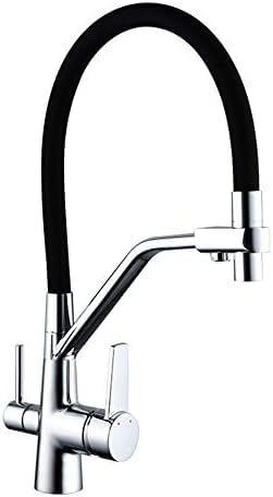 3-Wege Küchenarmatur mit Wasserfilter Universal Umkehrosmoseanlage 360° Schwenkbarer Auslauf Multifunktions Chrom Mischbatterie Silikon Design für Unterspüle Installation 3-Wege Küchenarmatur mit Wasserfilter Universal Umkehrosmoseanlage 360° Schwenkbarer Auslauf Multifunktions Chrom Mischbatterie Silikon Design für Unterspüle Installation von Generisch