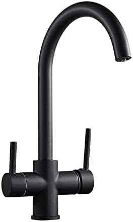 3 Wege Wasserfilter Wasserhahn - 3 in 1 Trinkwassermischer mit Schwenkauslauf Warm- & Kaltwasser Chrom Finish Küchenspüle Filterhahn Reine Trinkwasserlösung Stilvolles Schwarz & Weiß Design 3 Wege Wasserfilter Wasserhahn - 3 in 1 Trinkwassermischer mit Schwenkauslauf Warm- & Kaltwasser Chrom Finish Küchenspüle Filterhahn Reine Trinkwasserlösung Stilvolles Schwarz & Weiß Design von Generisch