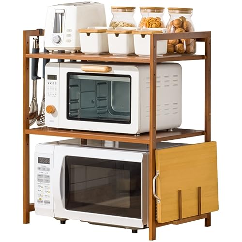 3-stöckiger Mikrowellenständer mit Gewürzregal & Toaster-Halter – Küche für Kleingeräte Platzsparendes Design & Stilvoll Ideal für Zuhause von Generisch