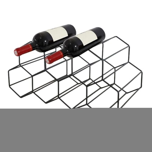 3-stufiges stapelbares Weinregal, Weinhalter für 9 Flaschen | Weinflaschen-Organizer-Halter,Weinhalter für 9 Flaschen zur Weinaufbewahrung, modernes Weinregal aus Metall, Arbeitsplatte, Weinflasche fü 3-stufiges stapelbares Weinregal, Weinhalter für 9 Flaschen | Weinflaschen-Organizer-Halter,Weinhalter für 9 Flaschen zur Weinaufbewahrung, modernes Weinregal aus Metall, Arbeitsplatte, Weinflasche fü von Generisch