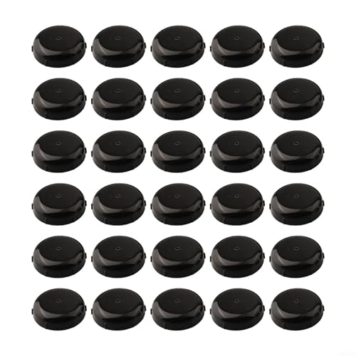 30 Stück schmiedeeiserne Terrassenmöbel-Beinkappen, 38 mm, runde Kunststoff-Füße, UV-beständige PP-Gleiter zur Vermeidung von Bodenkratzern und zur Reduzierung von Lärm für Garten- und Terrassenstühle von Generisch