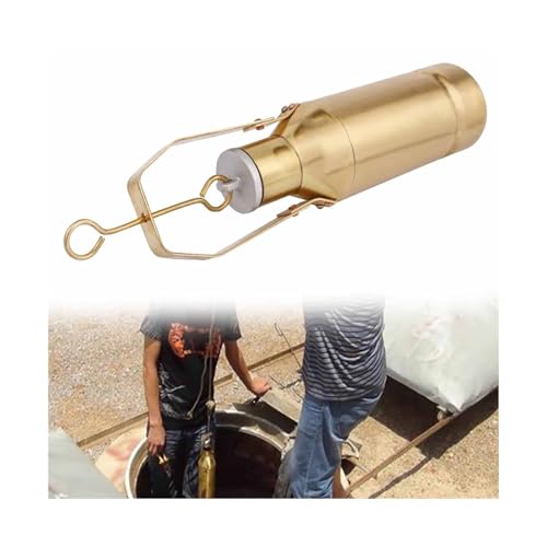 300/500/1000 ml Ölprobener, Kupfereimer, Handölprobengerät, Flüssigkeitsabsauger, statisches Probenahme-Seil, Flüssigkeitsprobensystem (Rope L-5 m) (Kupfer, 300 ml, Seil L-15 m) von Generisch