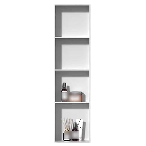 304 Edelstahl-Duschwand, wasserdicht, versenktes Aufbewahrungsregal für Feuchtraum und Badezimmer, auslaufsicher, Shampoo und Toilettenartikel, Heimwerker, Weiß, 120 x 28 x 12,5 cm von Generisch