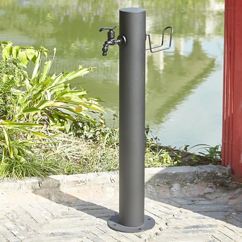 304 Edelstahl Outdoor Wasserhahn - Frostbeständiger Hofhydrant, langlebige vertikale Gartensäule, gefrier- und rissfestes Wasserspiel für den Außenbereich von Generisch