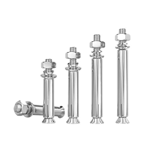 304 Edelstahl und 201 Edelstahl Expansion Schrauben M6 M8 M10 M12 M14 M16 Beton Bolzen Expansion Haken Bolzen(201 M10x150 5PCS) von Generisch